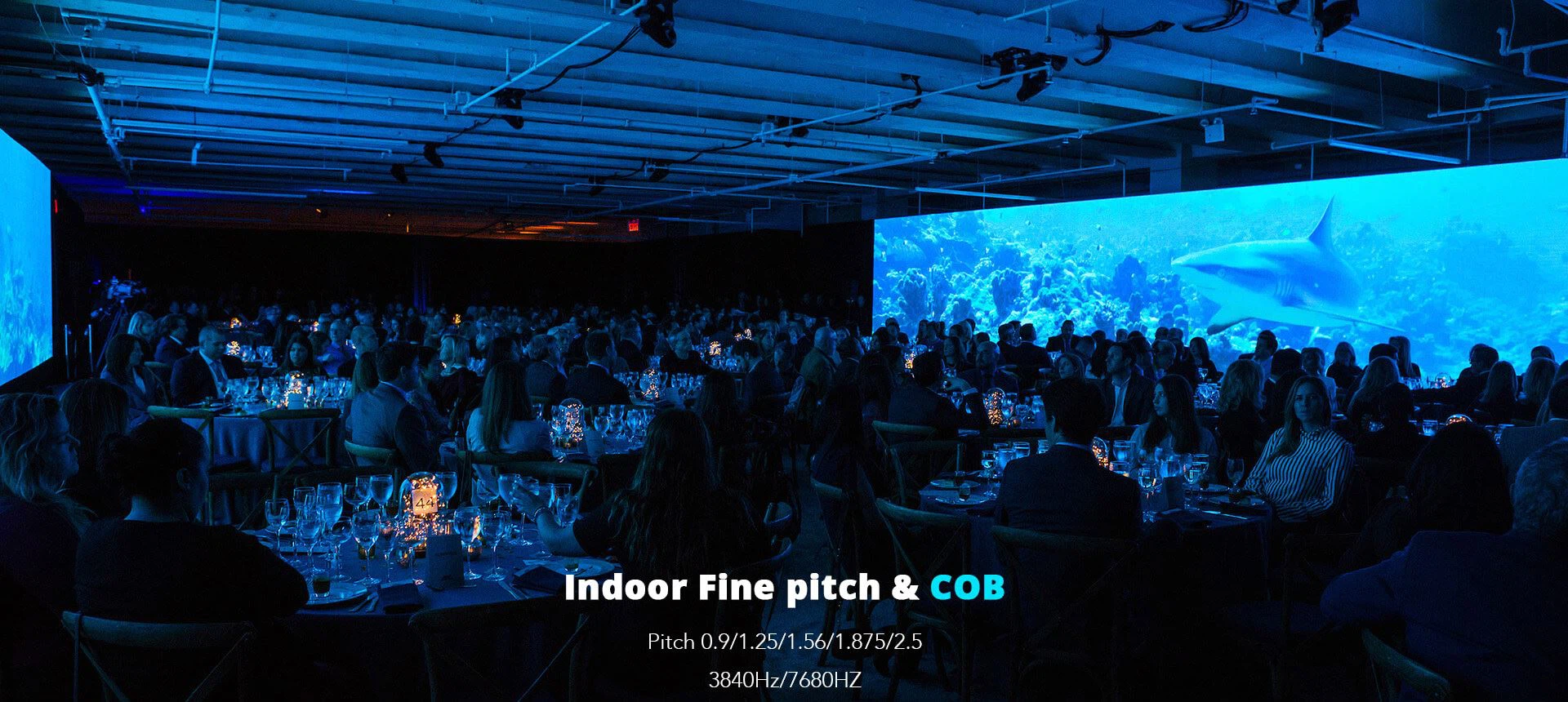 indoor fine pitch led screens & COB displays